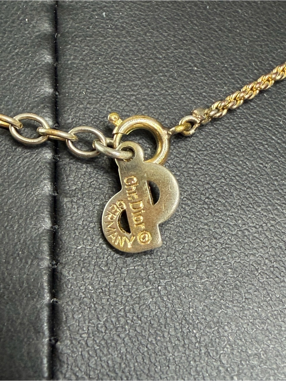 Dior Interlocking CD Pendant Necklace - Picture 5 of 5